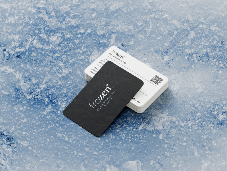 Promueve Identidad visual Frozen Cryo & Wellness Lab